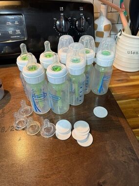 Dr. Browns Baby Bottle - Clear with Green Vent